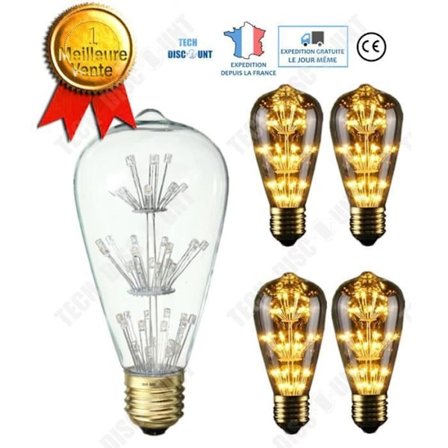 LED-lampa Ampoule - TD - KTV - Varm gul - Energibesparing - E27