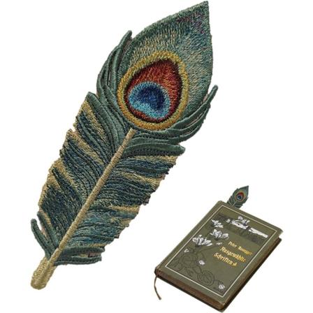 Broderte bokmerker for bokelskere, fjærbokmerker, lærergave til kvinner, jenter