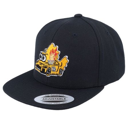 Kiddo Cap - Svart snapback Keps - Kids Fish Racing Car Kids Black Snapback @ Hatstore