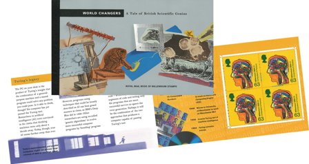 England 1999 - Verdensforandrere - Postfrisk prestigehæfte