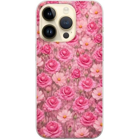 Kompatibel Mobilcover til Apple iPhone 14 Pro Petal Reverie Blush Rose