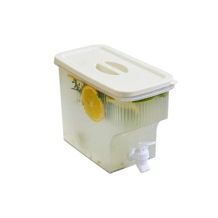 3,9L Vattenkanna med Kran Dryckesautomat Kylskåp Lemonadbehållare Grädde