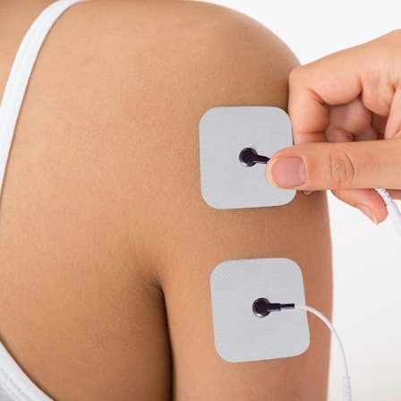 Elektrodplattor maskin ersättningsplatta elektrodskor lappar självhäftande Beurer Snap Style 45mm ekg-enhet~04636