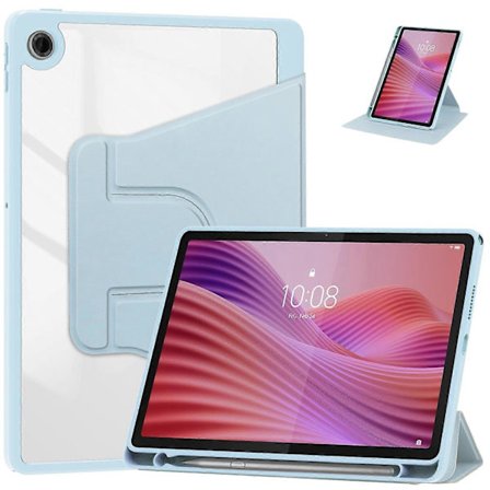 Etui for Lenovo Tab TB311FU 360° Roterende Stativ PU Lær+Akryl Tablet Cover
