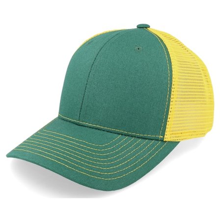 Equip - Verde trucker Cappellino - Light Forest/Gold/Gold Contrast Stitch Trucker @ Hatstore