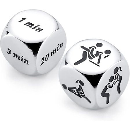 2 stk. Date Night Idea Par Gaver Til Kvinder Mænd Valentinsdag Gaver Minut Kærlighed Beslutning Terninger Til Ham Hendes Frække Spil Terninger Sjov 