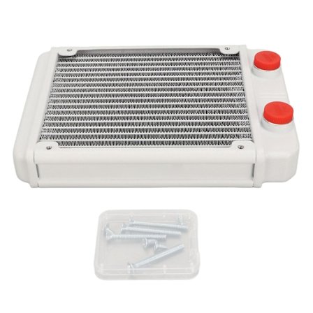 Vesijäähdytyskenno G1/4 Kierre Alumiiniseosripoja 18 Putkea Lämmönvaihdin Kenno Tietokoneen CPU:lle