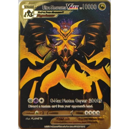 Grænseoverskridende dedikeret ny lommemonster spray drage spil specielt kort samling metal kort regnbue kort sprog