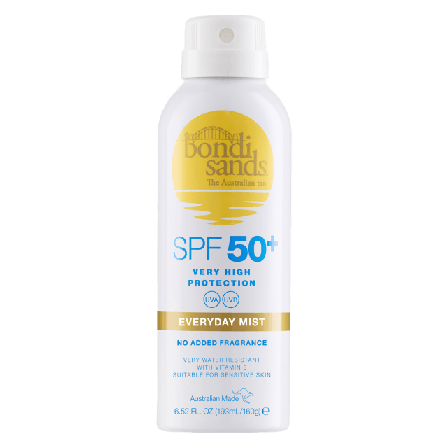 Bondi Sands Spf 50+ Everyday Aerosol Mist Spray Solskydd & solvård Unisex 160 g