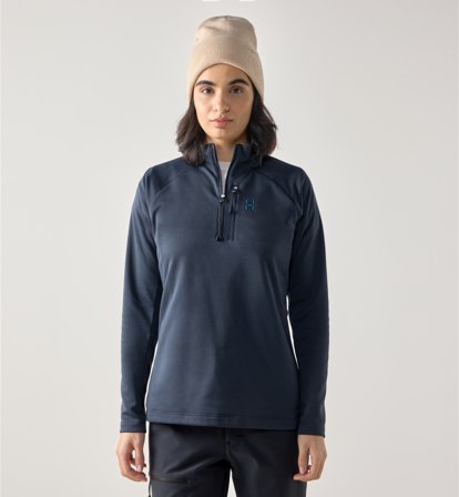 Haglöfs Korp Mid Halfzip Women Tarn Blue - Damen - XS