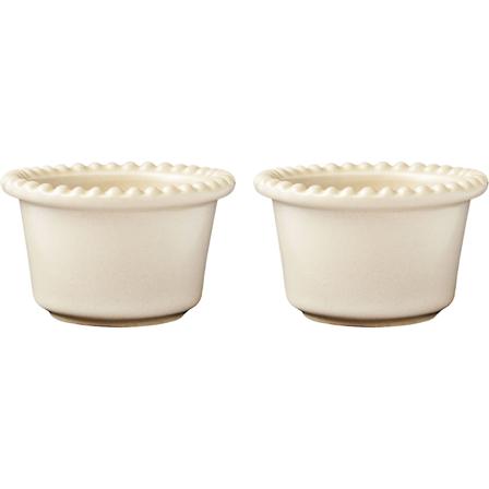 PotteryJo Daria 12 cm serveringsskål 2 stk, sand | KitchenOne