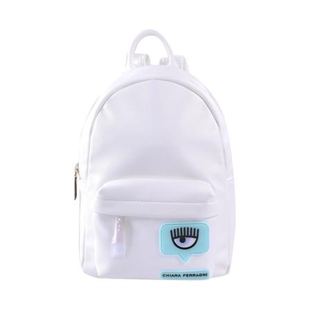 Chiara Ferragni Collection, Backpack Biały, Kobieta, Rozmiar: ONE Size