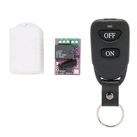 Trådløs relæ fjernbetjening relæ RF fjernbetjening lysafbrydere til belysning elevatorer elektriske døre og vinduer 24V