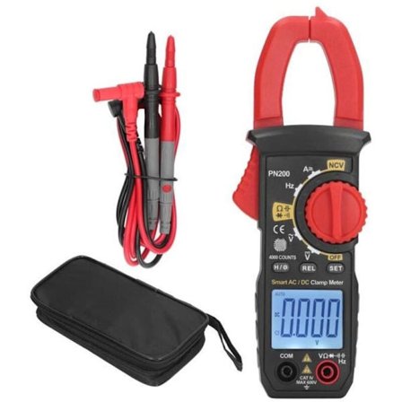 Digitalt tangamperemeter, Multifunktionelt AC DC NCV Amperemeter, DIY Elektricitet