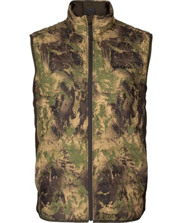 Härkila Deer Stalker Camo Reversible Packable Waistcoat Willow green/AXIS MSP/Forest