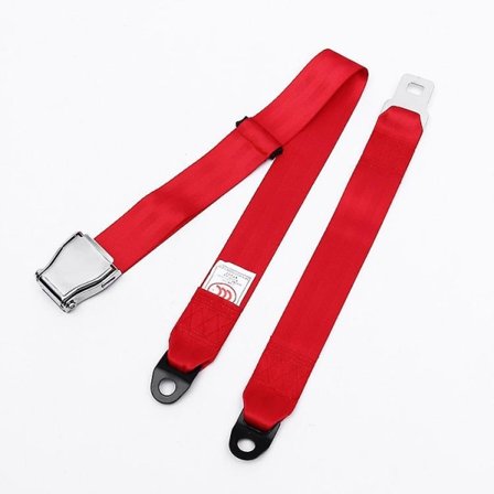 Flygplans tvåpunktsbälte Flygplans tvåpunktsbälte Sea röd