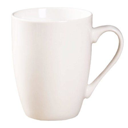 IC Keramisk kopp, diskmaskin- och mikrovågsugnssäker, kaffekopp, tekopp, vit