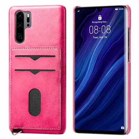 Huawei P30 Pro - Elegant Leman Skal med Kortfack