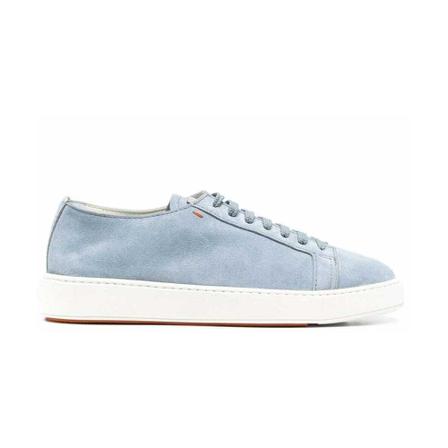 Santoni Sneakers , Blauw , Heren , Maat: 42 EU