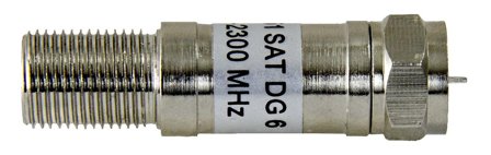 Televes 400551 Dempesett F-hunn-F-hann 6 dB, Antenneutstyr