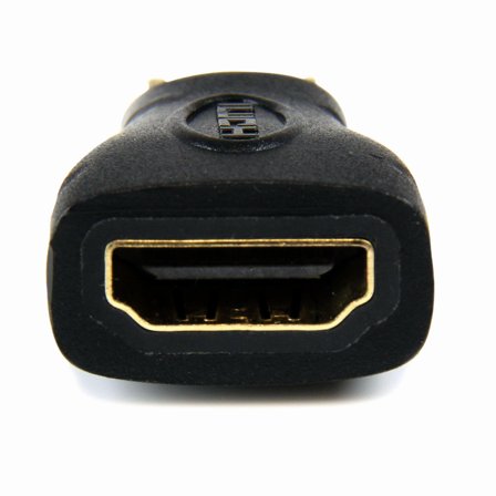 StarTech HDMI to HDMI Mini Adapter - F/M - HDMI-adapter - HDMI (hunn) til mini-HDMI (hann) - svart