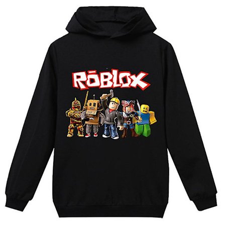 Barn Roblox Game Printed Pullover Hettegenser Gutter Jenter Hettegenser Uformell hettegenser 5-10 år