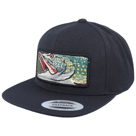 Skillfish - Sort snapback Kasket - Big Pike Box Black Snapback @ Hatstore