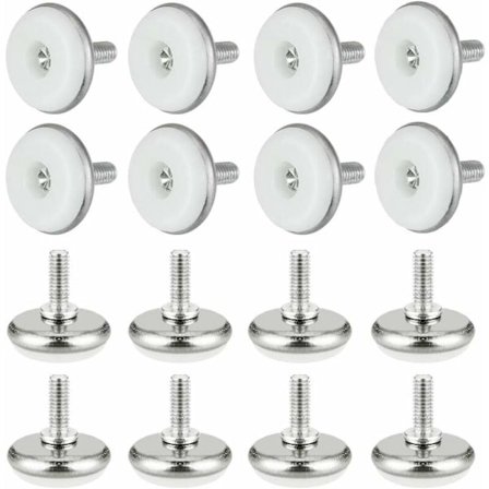 30 ställbara nivelleringsfötter i plast och metall med mutter Justerbara fötter M615 30mm Möbeljusteringsskruv för bordsmöbler De