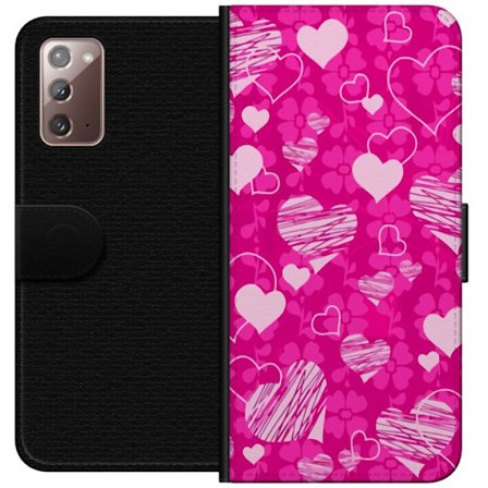 Kompatibelt Plånboksfodral till Samsung Samsung Galaxy Note20 PopHjärtMönster
