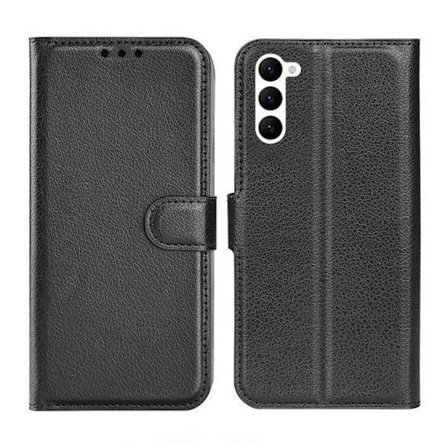 Samsung Galaxy S23 5G Plånboksfodral med Stativ - Svart