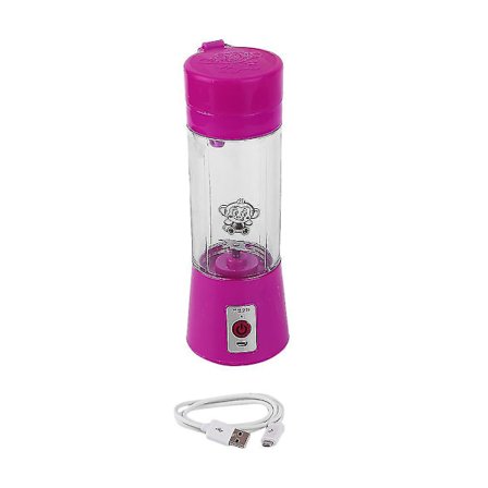 380ml USB Elektrisk Handhållen Frukt Smoothie Blender