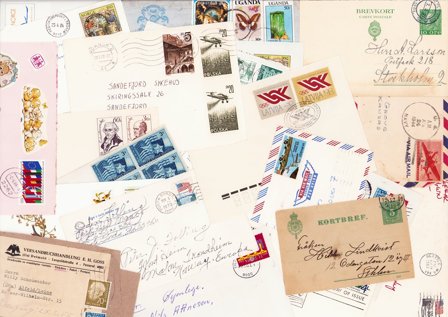 Norge og andre lande - Pakke med FDC