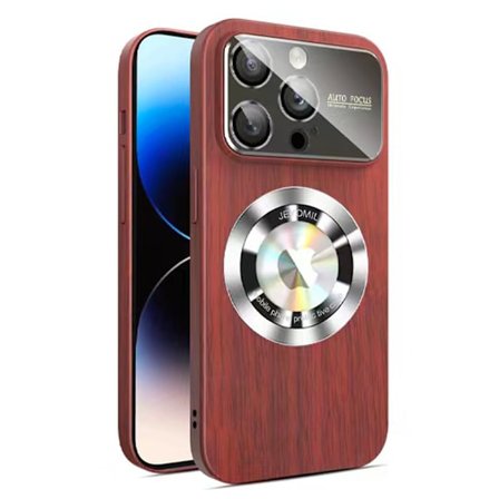 iPhone 13 pro max - Trätexturerat Magsafe Trådlöst Laddningsskal