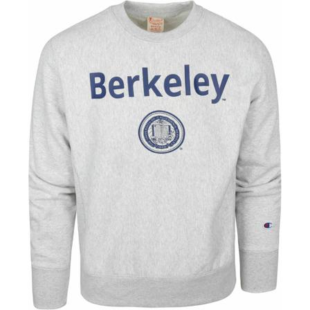 Champion Trui Logo Berkely , Grijs , Heren , Maat: 2XL