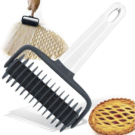 Ruutukuvioinen taikinaleikkuri, ristikkotaikinaleikkuri, pizzaleikkuri, kakkuleikkuri, leipäleikkuri, leivonnaisleikkuri