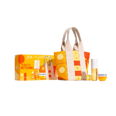 Sol de Janeiro The Tote + Body Essentials 2025 Presentaskar & set Dam 50ml+90ml+12ml