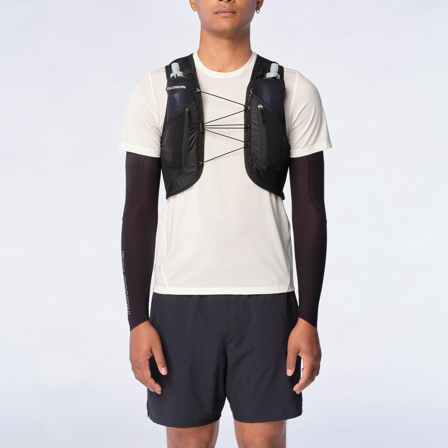 Salomon - Sac de running Active Skin 12 Set - Black / Metal - XL