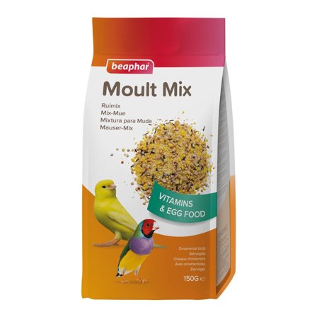 Beaphar Moult Mix Tilskuddsfôr til Fugl - 150g