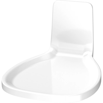 DRYPPEBRETT SÅPEDISPENSER HVIT