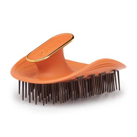 MANTA Kinks, Coils & Curls Hårbørste, Orange, 1 stk.