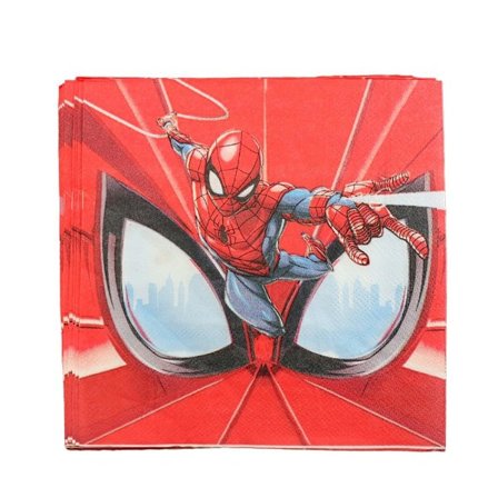 20 stk. Spiderman Servietter Festutstyr Bursdagsdekorasjoner