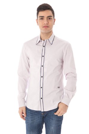 Costume National Camicia Maniche Lunghe Uomo Rosa