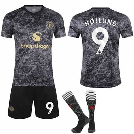 24-25 Manchester United Special Edition Barn Fotbollströja Set No.9 Hojlund