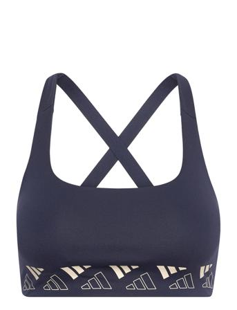 Powerimpact Training Medium Support Logo Bra Lingerie Bras & Tops Sports Bras - ALL Blå Adidas Performance
