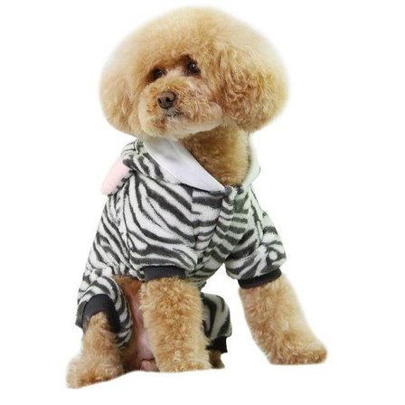 Fleeceoverall Tiger Grå Hundkläder