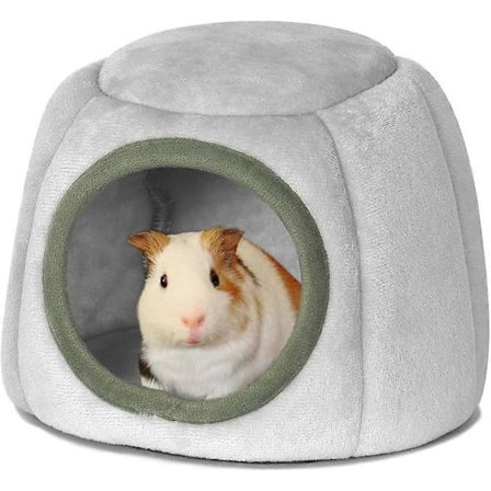 Hamster Piggsvin Rede Gjemmested, Smådyr Bur Utstyr Varmt Hus, Maskinvaskbart