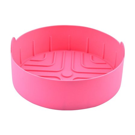 Tykk rund silikongryte til airfryer ROSA