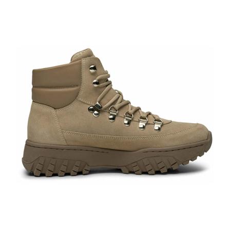 Woden, Iris Track Suede Beige, Dames, Maat:38 EU,rubber