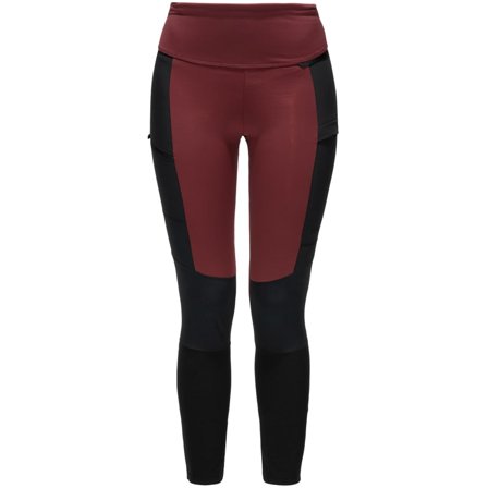 Haglöfs Women's Fjell Hybrid Tights Women hiking trousers Red XS