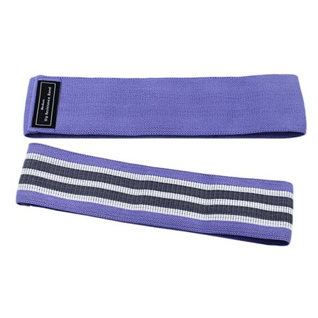 Fitness elastiskt bälte Lila (76 * 8m medium dragkraft)